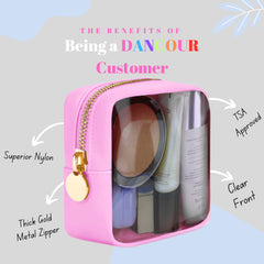 Clear Makeup Bag Mini Makeup Bag for Purse Mini Bag Pouch Purse Clear Pouch Small Cosmetic Bag for Purse Cosmetic Pouch Clear Cosmetic Bag Travel Case Mini Pouch Travel Cosmetic Case