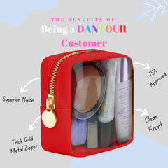 Clear Makeup Bag Mini Makeup Bag for Purse Mini Bag Pouch Purse Clear Pouch Small Cosmetic Bag for Purse Cosmetic Pouch Clear Cosmetic Bag Travel Case Mini Pouch Travel Cosmetic Case