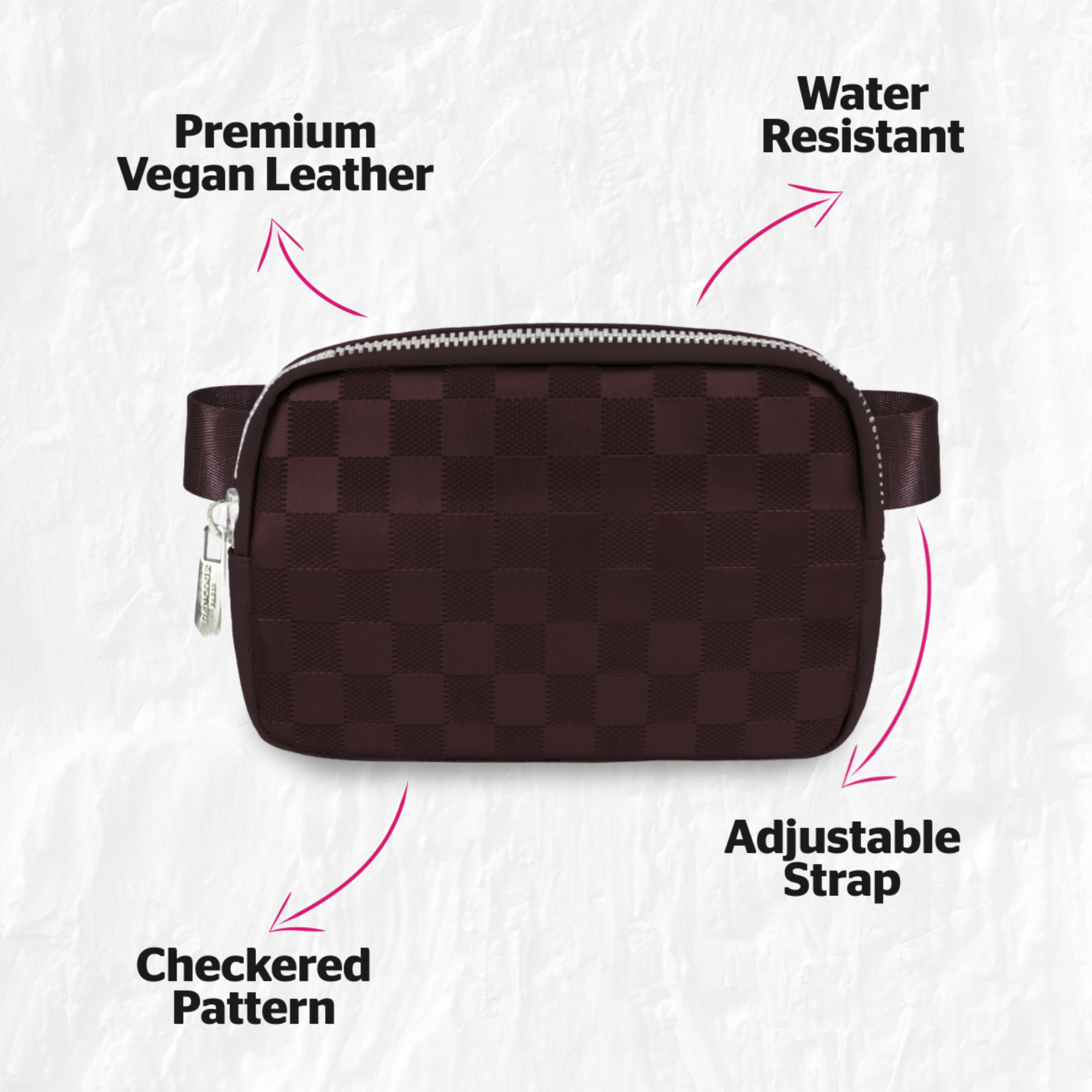 Brown checkered belt bag Brown checkered fanny pack leather checkered fanny pack Brown leather fanny pack women faux leather fanny pack crossbody leather belt bag crossbody small crossbody bag leather crossbody bag leather cross body bag lv cross body bag women’s waist pack lv waist bag women lv bum bag lv mini bum bag leather hip bag