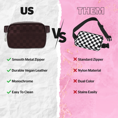 Brown checkered belt bag Brown checkered fanny pack leather checkered fanny pack Brown leather fanny pack women faux leather fanny pack crossbody leather belt bag crossbody small crossbody bag leather crossbody bag leather cross body bag lv cross body bag women’s waist pack lv waist bag women lv bum bag lv mini bum bag leather hip bag