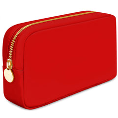 compact makeup bag for travel Small Makeup Bag For Purse Red Cosmetics Bag For Women Travel Toiletry Bag – DANCOUR PARIS