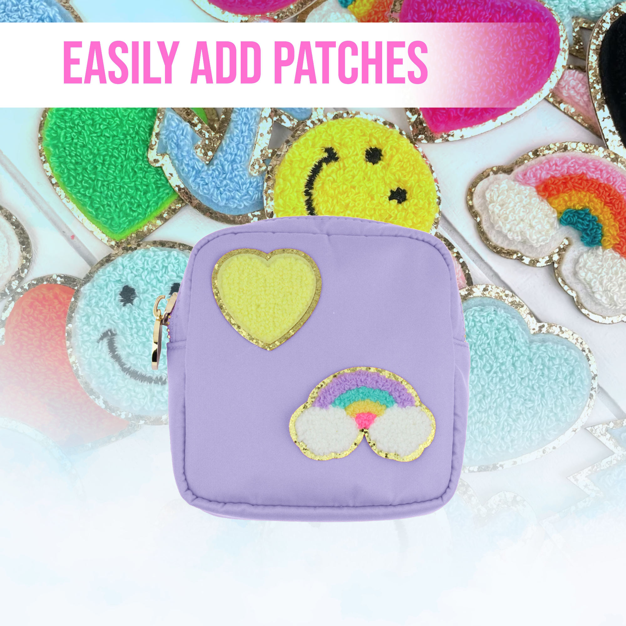 Mini Makeup Bag For Purse - Purple Pouch - Coin Purse Wallet For Women