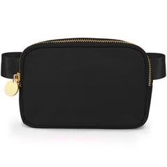 Nylon Belt Bag - Beige Fanny Pack For Women - Crossbody Bag Waist Pack Bum Bag