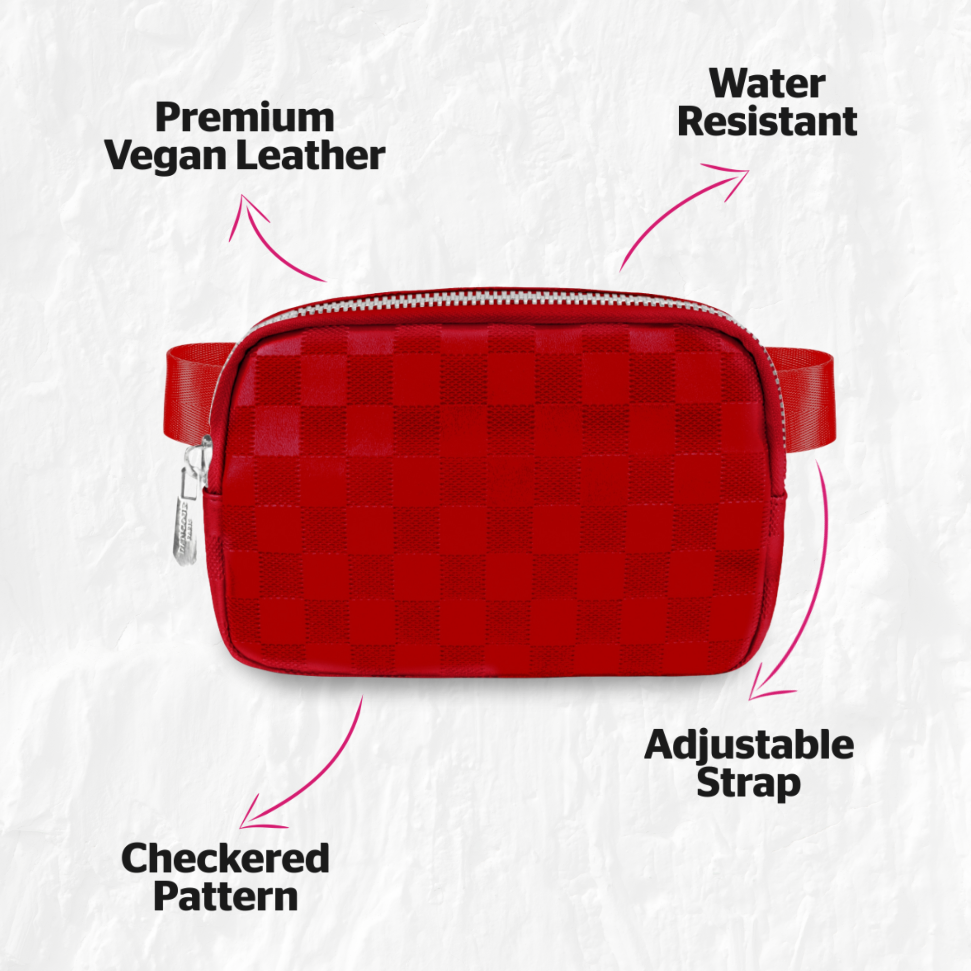 Red checkered belt bag red checkered fanny pack leather checkered fanny pack red leather fanny pack women faux leather fanny pack crossbody leather belt bag crossbody small crossbody bag leather crossbody bag leather cross body bag lv cross body bag women’s waist pack lv waist bag women lv bum bag lv mini bum bag leather hip bag