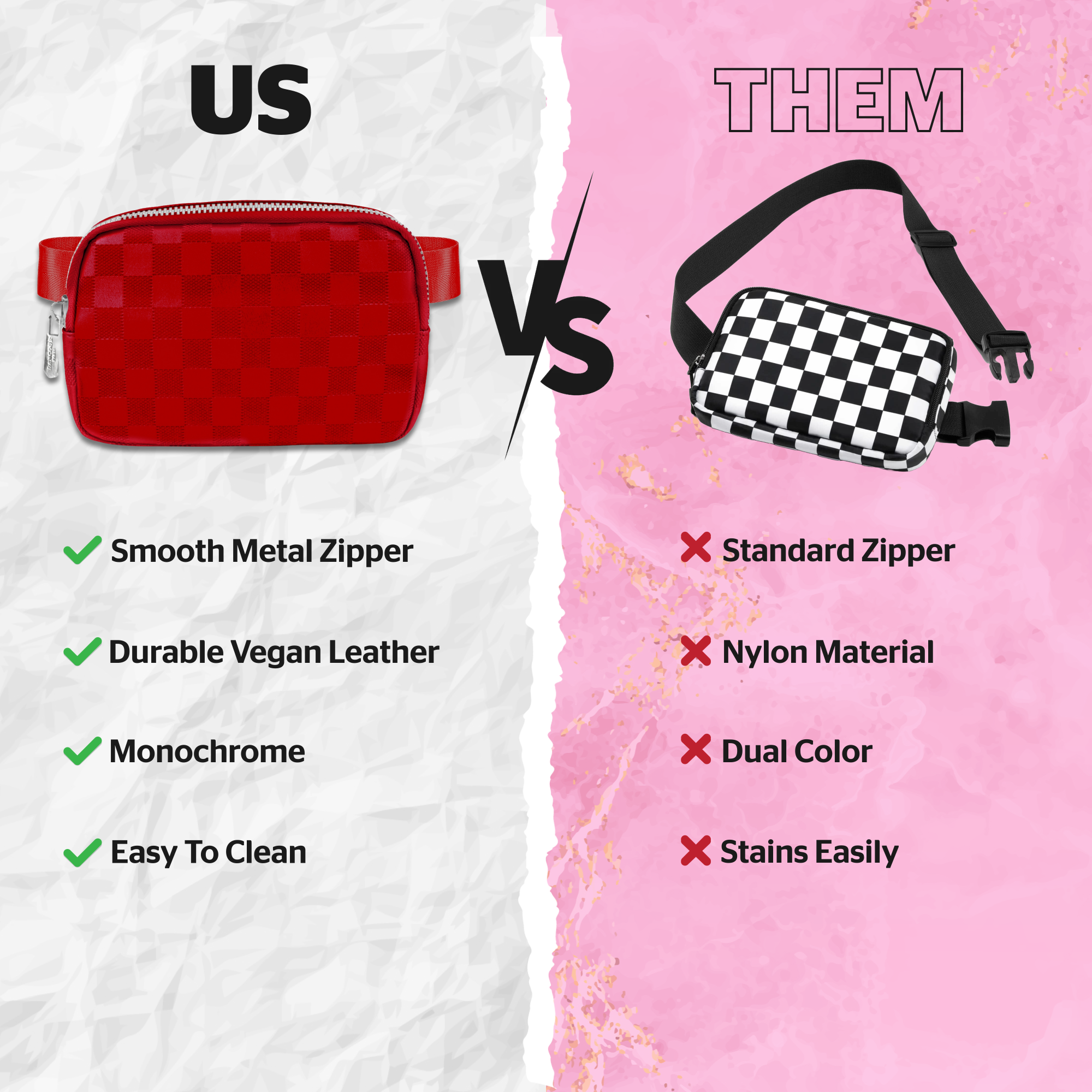 Red checkered belt bag red checkered fanny pack leather checkered fanny pack red leather fanny pack women faux leather fanny pack crossbody leather belt bag crossbody small crossbody bag leather crossbody bag leather cross body bag lv cross body bag women’s waist pack lv waist bag women lv bum bag lv mini bum bag leather hip bag