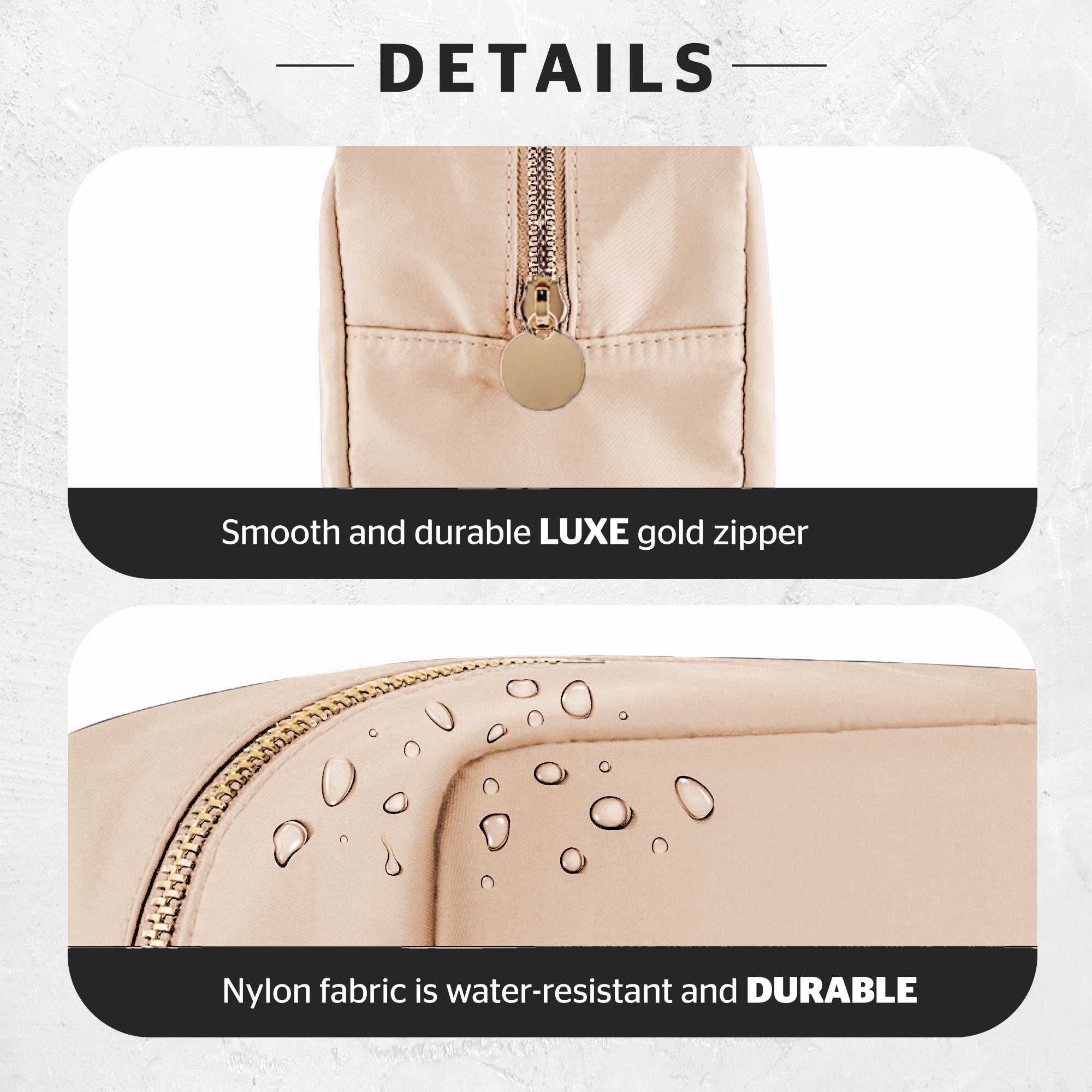 extra petite travel bag makeup Dancour Makeup Bag With Compartments Make Up Bag Travel Makeup Bag Cosmetic Bag Makeup Case Travel Cosmetic Bags for Women Large Makeup Bag Organizer